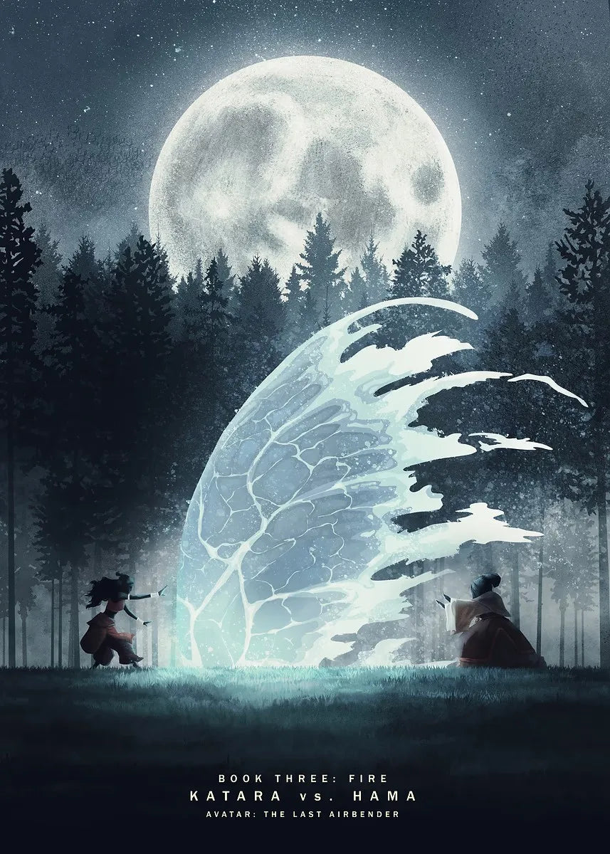 Avatar: The Last Airbender Elemental Posters – Air, Earth, Fire & Water Wall Art