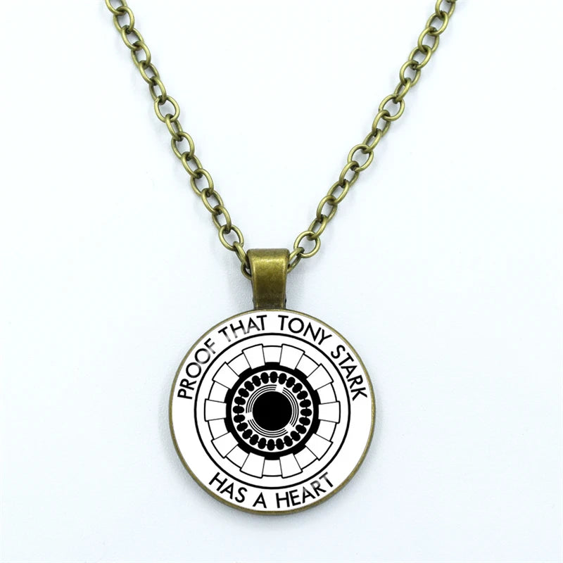 Tony Stark Arc Reactor Necklace – “Proof That Tony Stark Has a Heart” Pendant