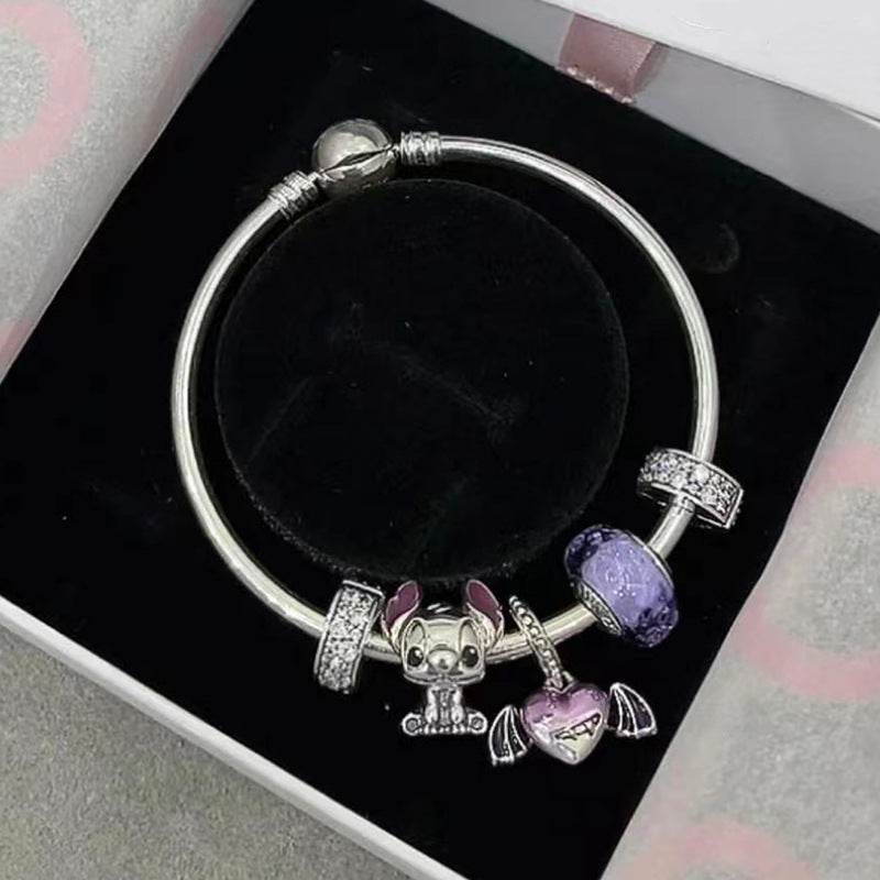 Marvel Spider-Man Charm Bracelet – Mask Clasp & Soaring City Beads