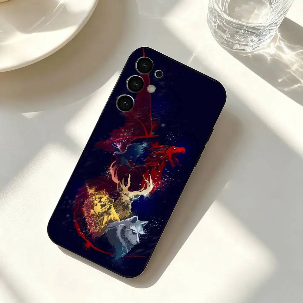 Game of Thrones Samsung Galaxy Case – Soft Silicone Black Phone Cover