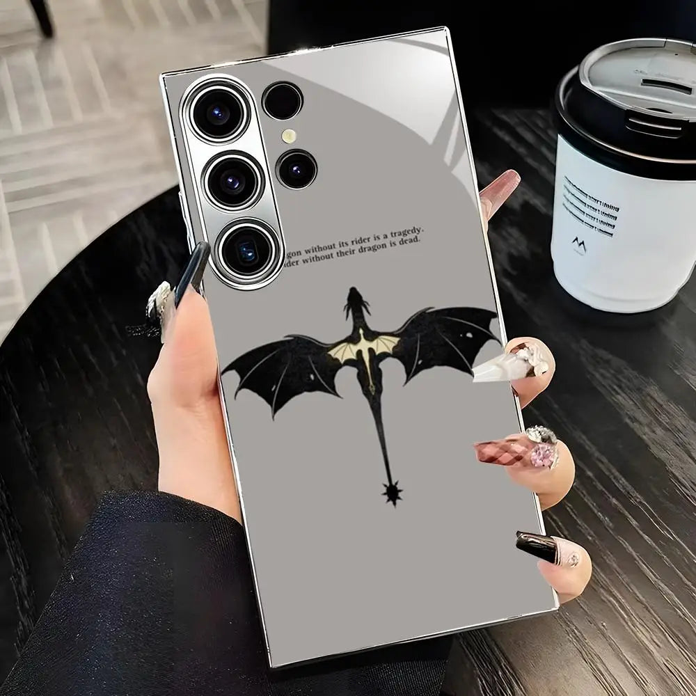 Game of Thrones Samsung Galaxy Case – Electroplated Glass Protective Phone Cover