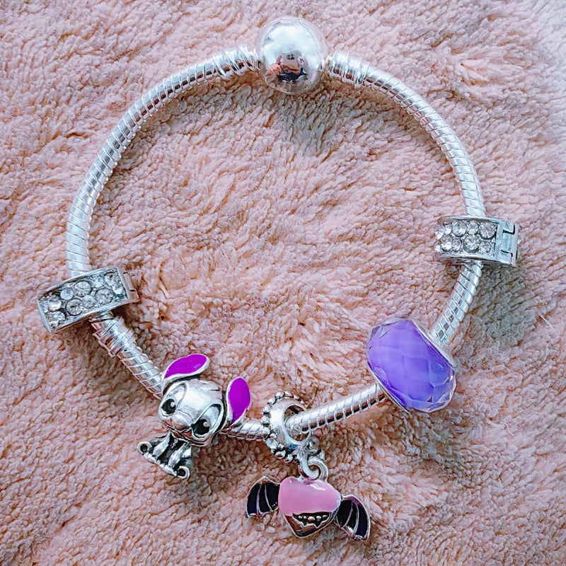 Marvel Spider-Man Charm Bracelet – Mask Clasp & Soaring City Beads