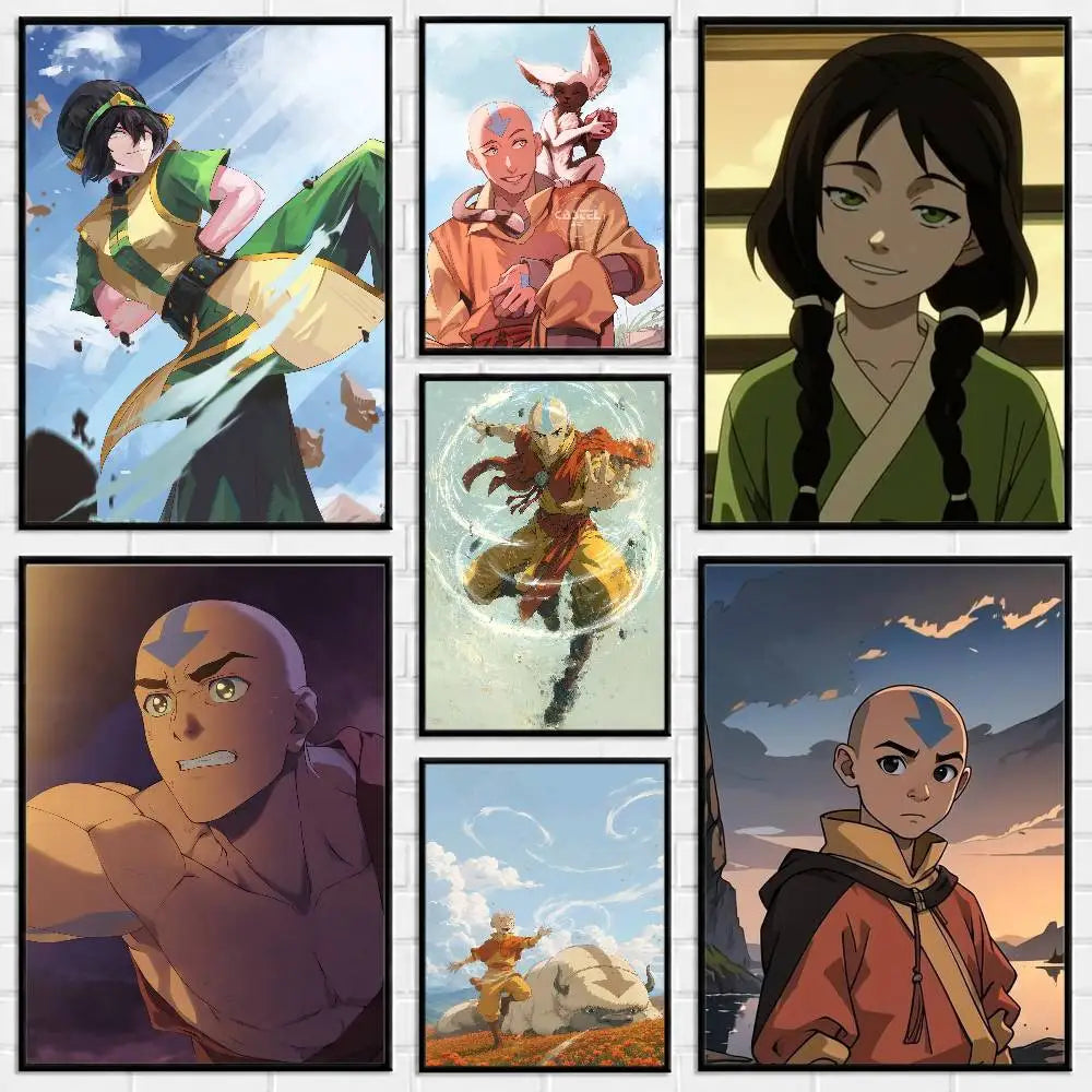 Avatar: The Last Airbender Poster – Waterproof Self-Adhesive Wall Art