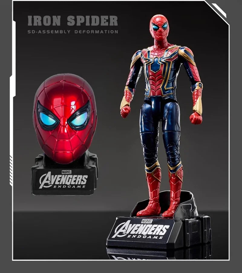 Iron Man MK85 & Captain America Action Figure – Articulated Marvel Collectible Toy