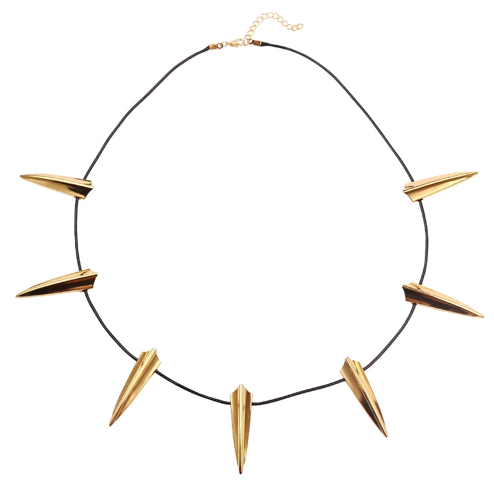 Black Panther Necklace – Minimalist Superhero Pendant for Men