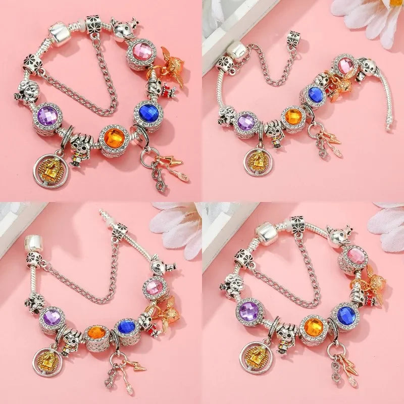 Marvel Avengers Charm Bracelet – Captain America, Iron Man, Thor & Hulk