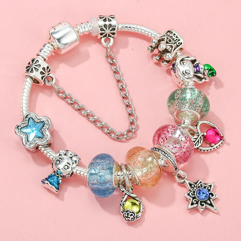 Marvel Spider-Man Charm Bracelet – Mask Clasp & Soaring City Beads