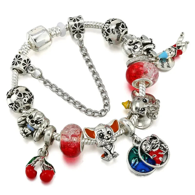 Marvel Avengers Charm Bracelet – Captain America, Iron Man, Thor & Hulk