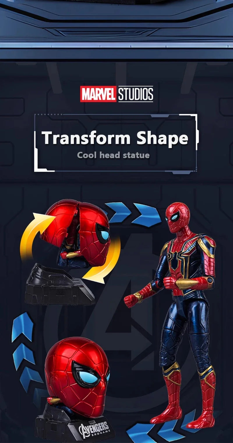 Iron Man MK85 & Captain America Action Figure – Articulated Marvel Collectible Toy