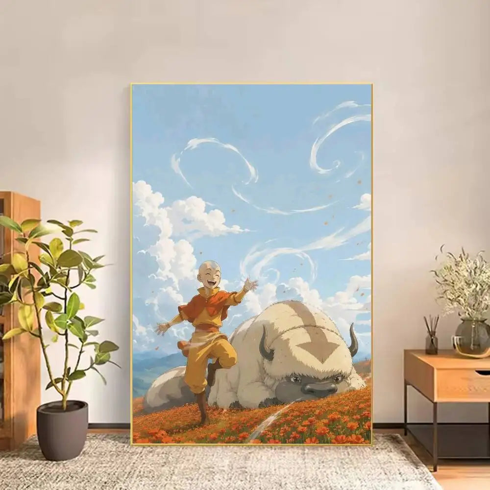 Avatar: The Last Airbender Poster – Waterproof Self-Adhesive Wall Art