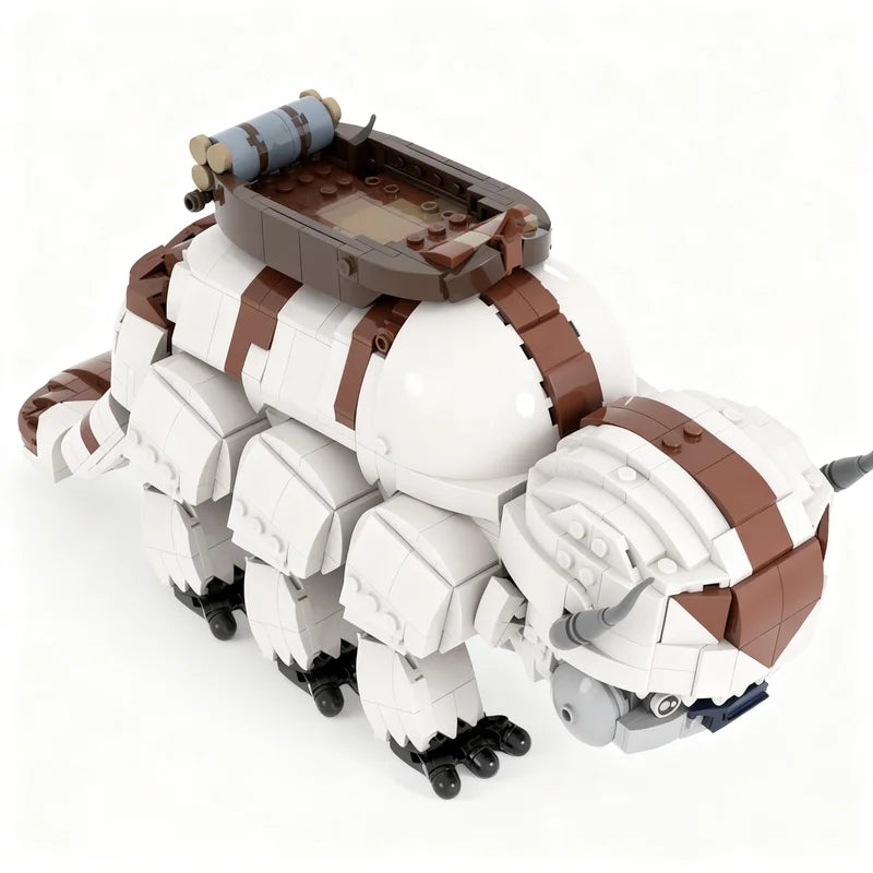Avatar: The Last Airbender Appa Sky Bison Building Blocks – 1,650-Piece DIY Set