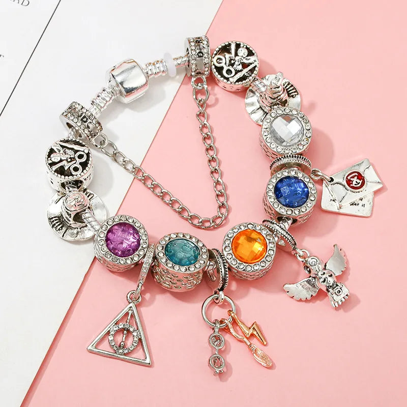 Marvel Avengers Charm Bracelet – Captain America, Iron Man, Thor & Hulk