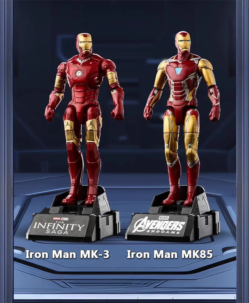 Iron Man MK85 & Captain America Action Figure – Articulated Marvel Collectible Toy