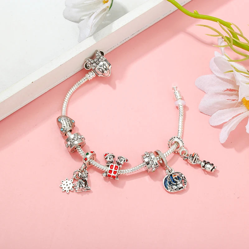 Marvel Spider-Man Charm Bracelet – Mask Clasp & Soaring City Beads