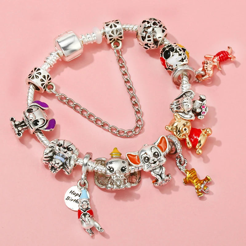 Marvel Avengers Charm Bracelet – Captain America, Iron Man, Thor & Hulk