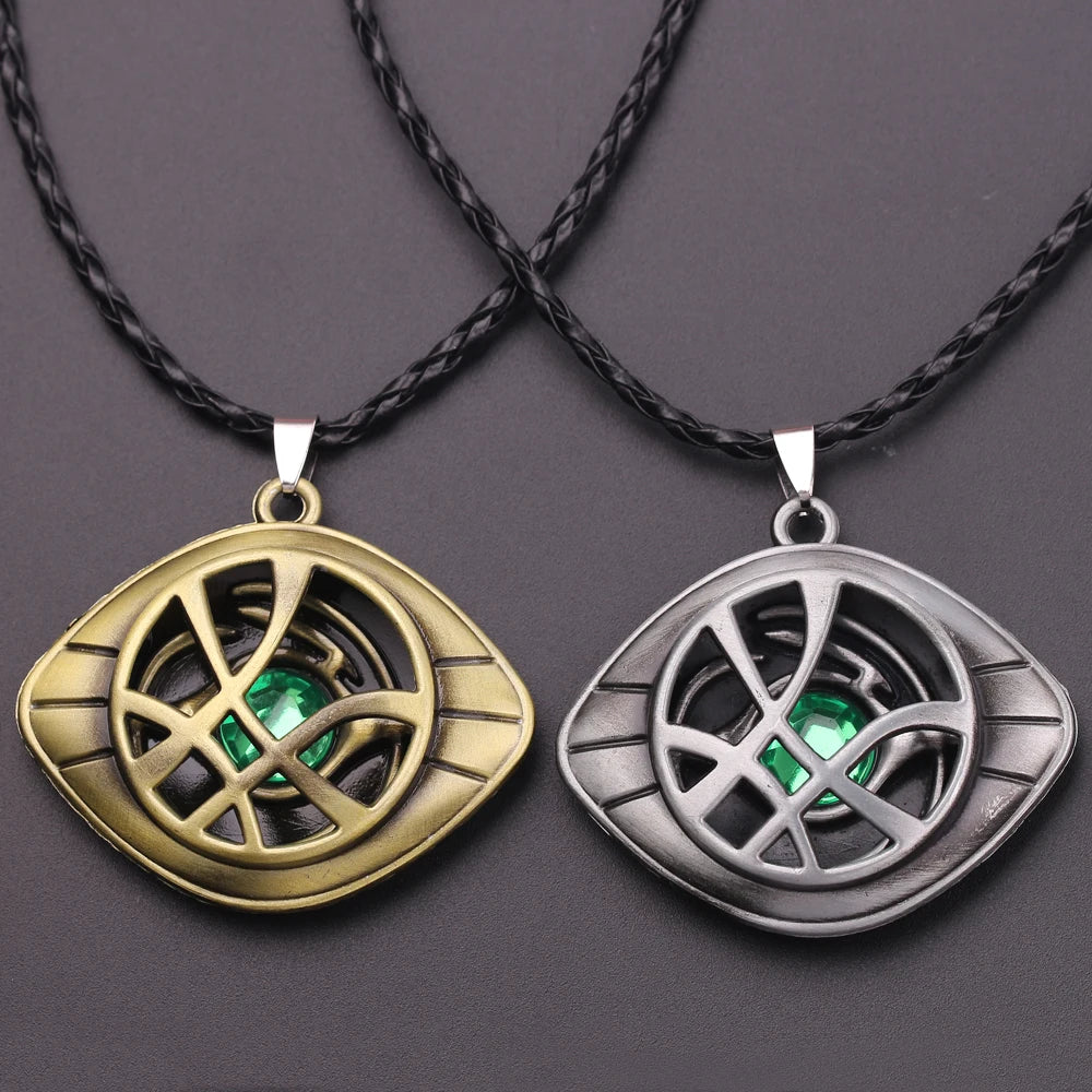 Doctor Strange Eye of Agamotto Necklace – Marvel Superhero Cosplay Pendant