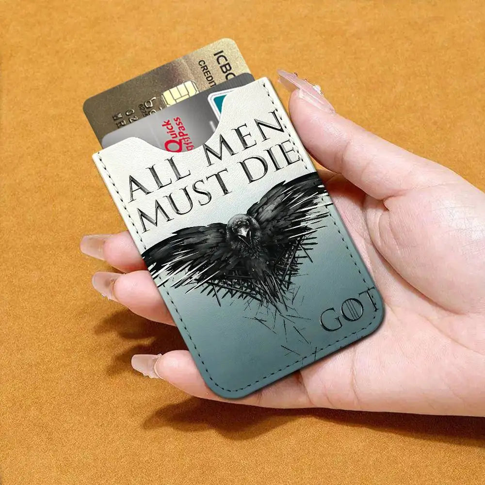 Game of Thrones Grim Epic Leather Mini Wallet – Slim Men’s Card Holder