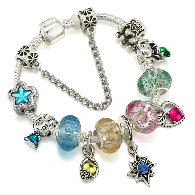 Marvel Avengers Charm Bracelet – Captain America, Iron Man, Thor & Hulk