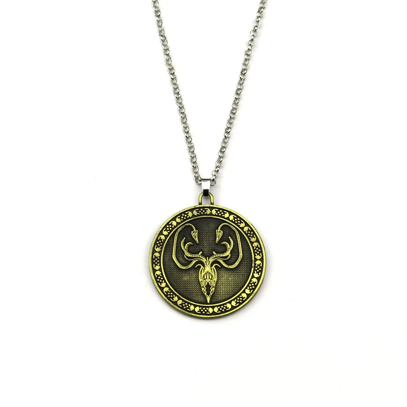 Game of Thrones House Stark Wolf Keychain – “Winter Is Coming” 3D Pendant