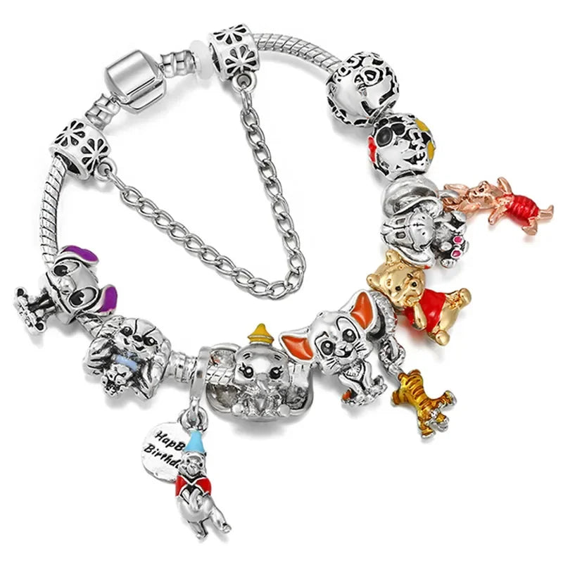 Marvel Avengers Charm Bracelet – Captain America, Iron Man, Thor & Hulk