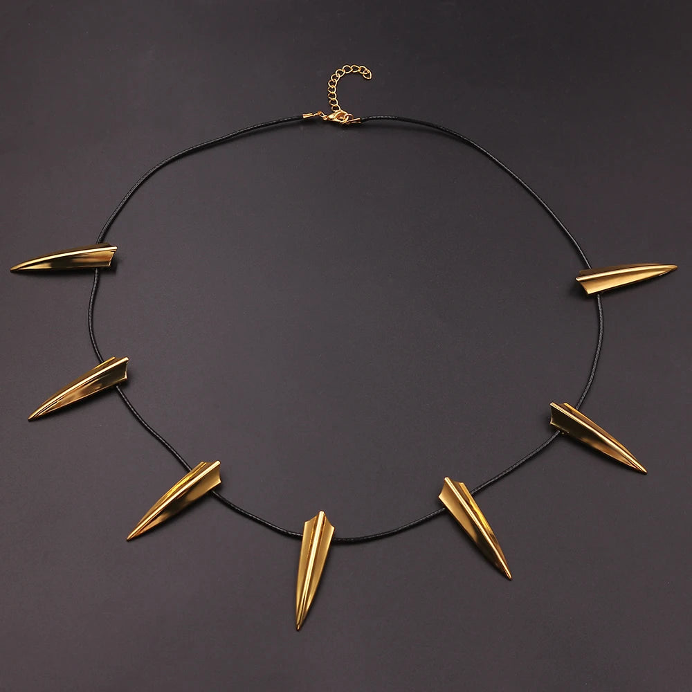 Black Panther Necklace – Minimalist Superhero Pendant for Men