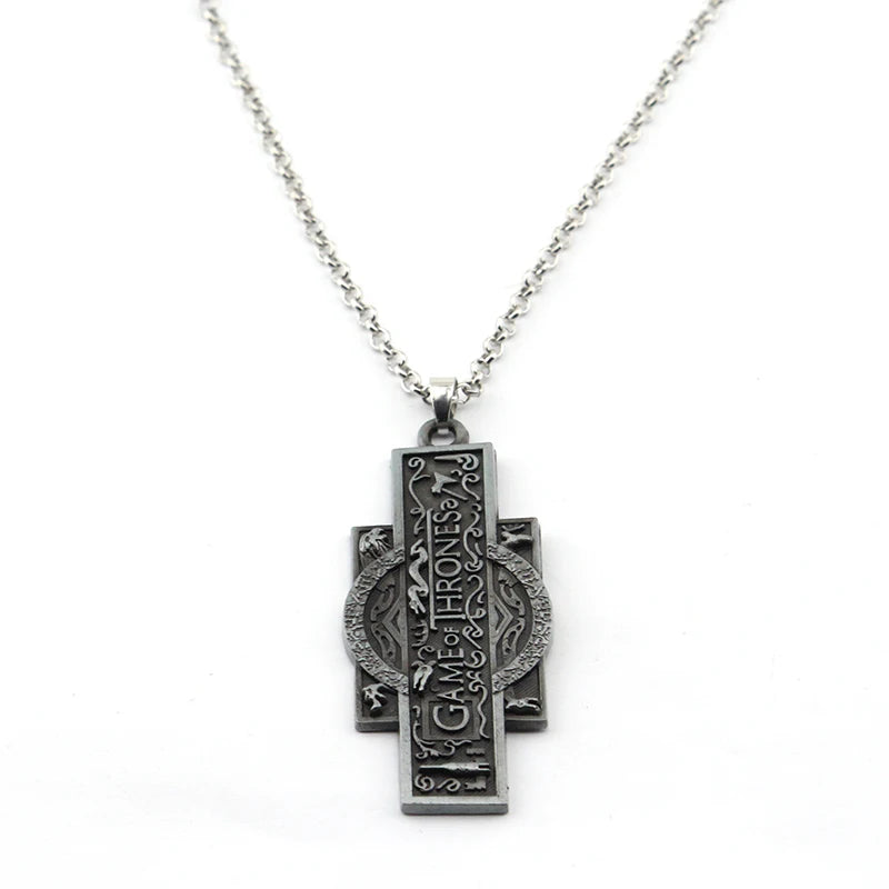 Game of Thrones House Stark Wolf Keychain – “Winter Is Coming” 3D Pendant