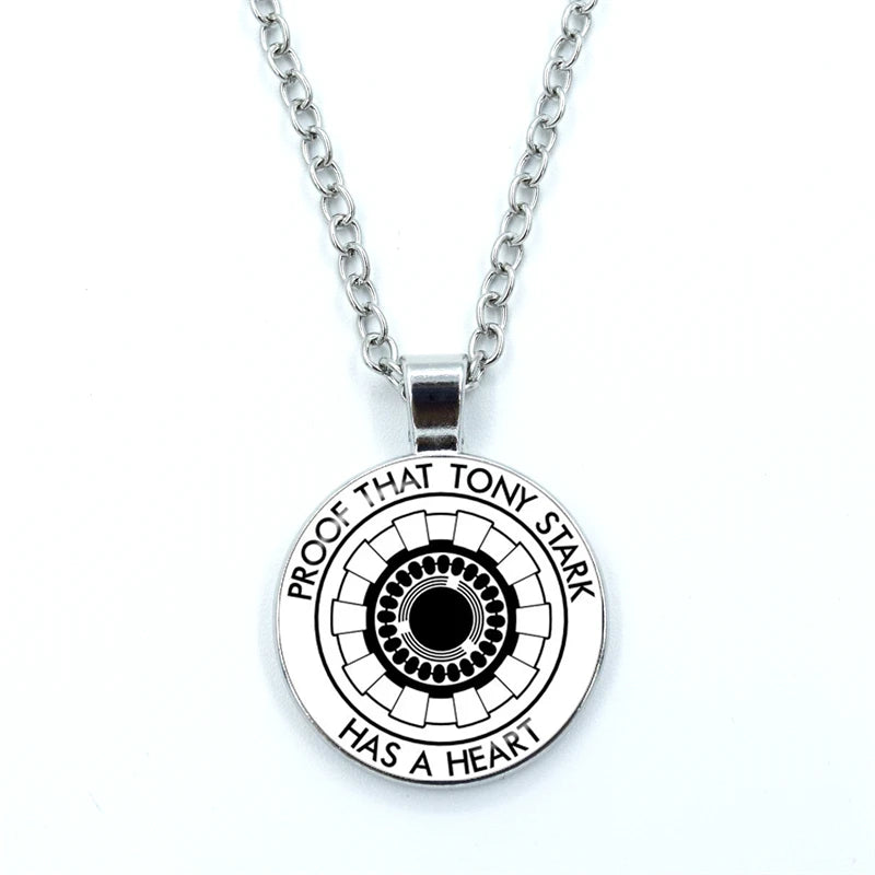 Tony Stark Arc Reactor Necklace – “Proof That Tony Stark Has a Heart” Pendant