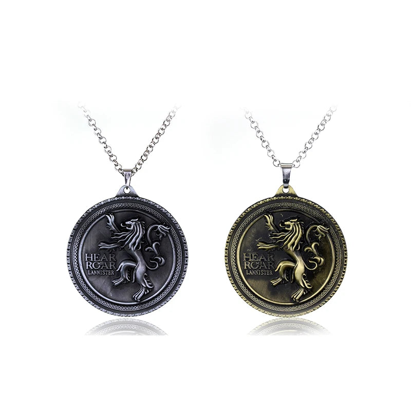 Game of Thrones House Targaryen Dragon Necklace – Vintage Pendant