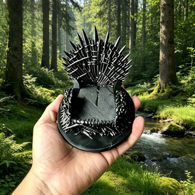 Game of Thrones Sword Throne Phone Stand – 3D Printed Fantasy Desk Decor
