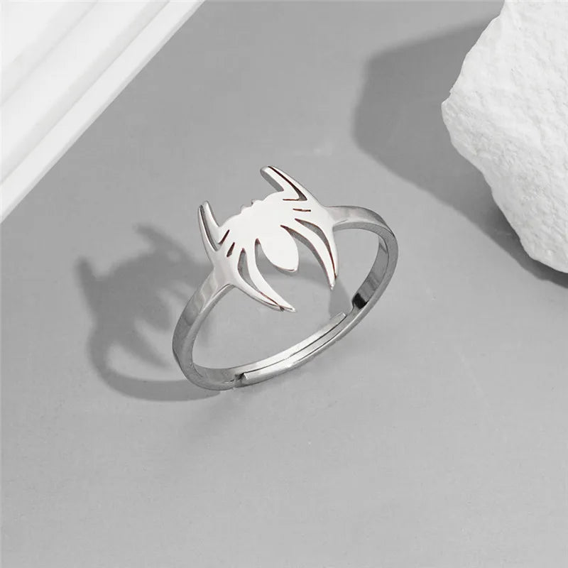 Gothic Spider Ring – Punk Open-Finger Animal Statement Jewelry