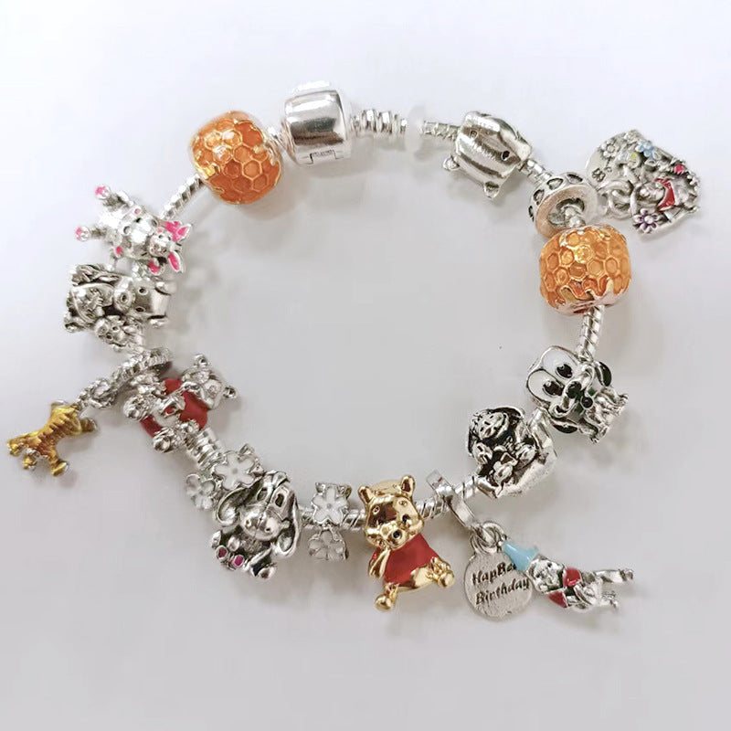 Marvel Spider-Man Charm Bracelet – Mask Clasp & Soaring City Beads
