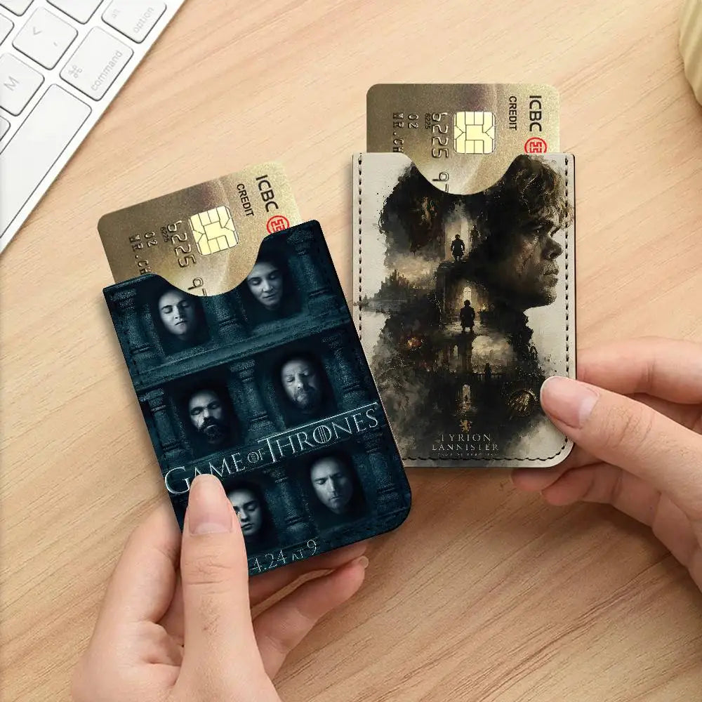 Game of Thrones Grim Epic Leather Mini Wallet – Slim Men’s Card Holder