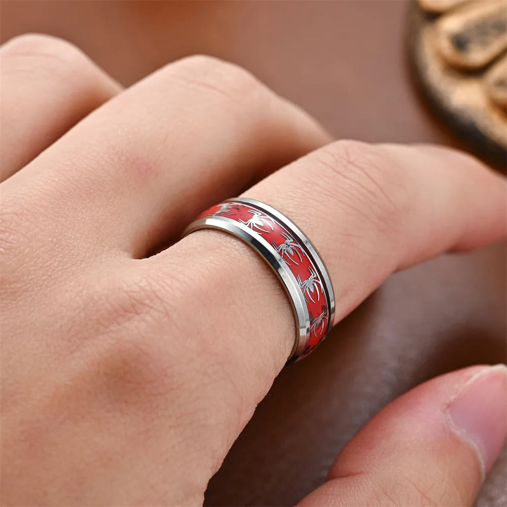 Spider Punk Ring – Stainless Steel Unisex Animal Statement Jewelry