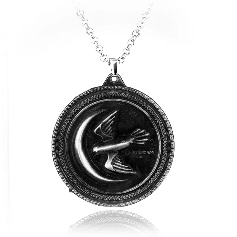 Game of Thrones House Stark Wolf Keychain – “Winter Is Coming” 3D Pendant