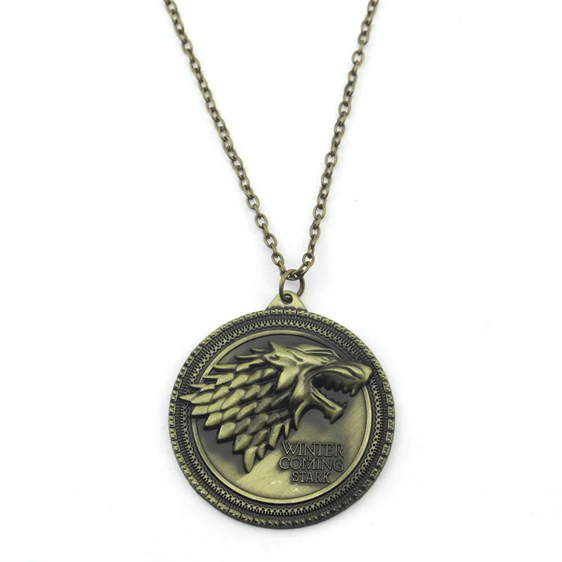 Game of Thrones House Targaryen Dragon Necklace – Vintage Pendant