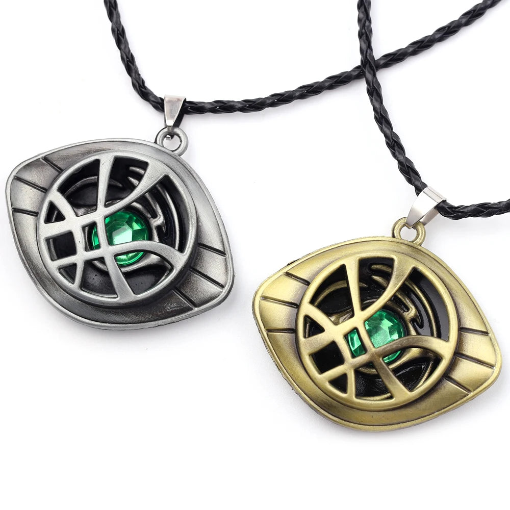 Doctor Strange Eye of Agamotto Necklace – Marvel Superhero Cosplay Pendant