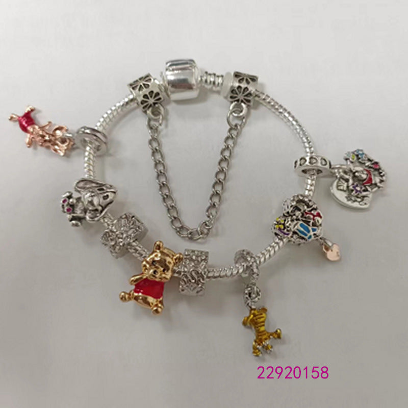 Marvel Spider-Man Charm Bracelet – Mask Clasp & Soaring City Beads