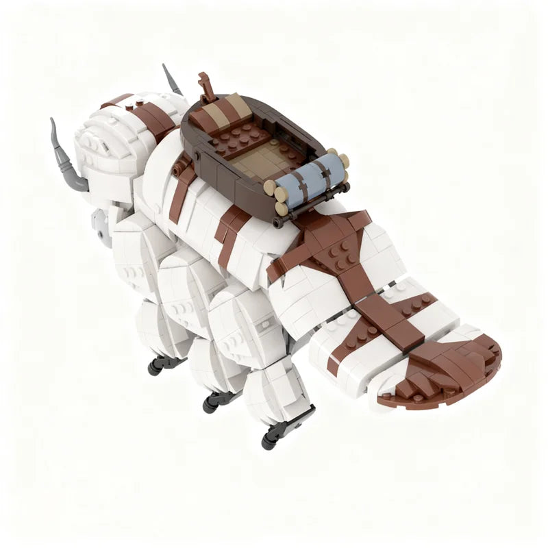 Avatar: The Last Airbender Appa Sky Bison Building Blocks – 1,650-Piece DIY Set