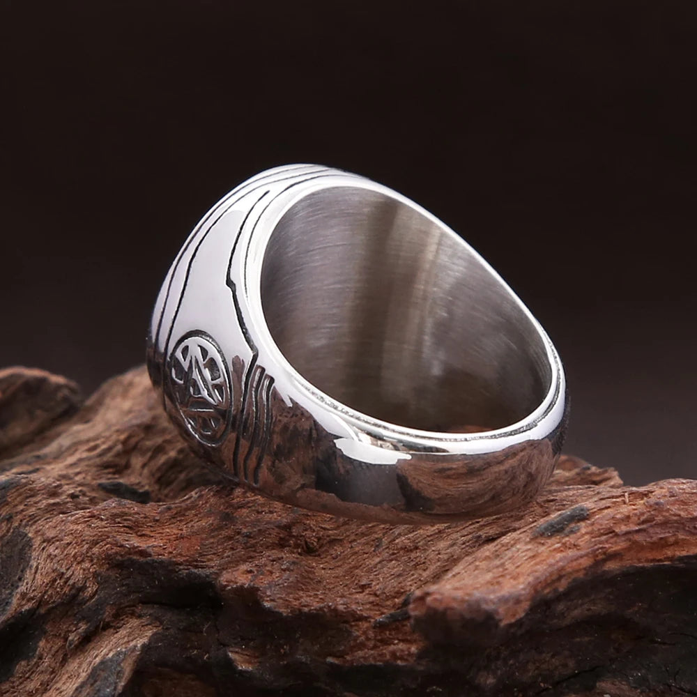 Iron Man Mask Ring – 316L Stainless Steel Marvel Superhero Statement Ring