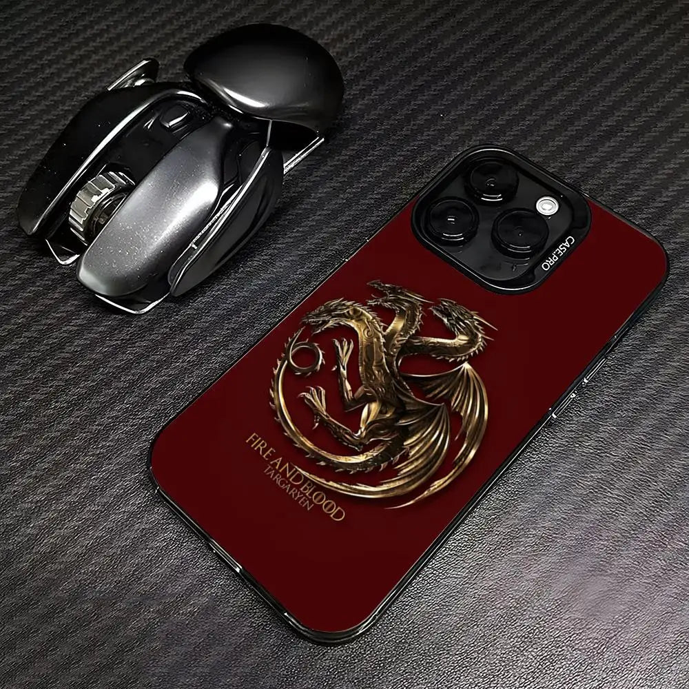 Game of Thrones iPhone Case – Colourful Silver Protective Phone Cover