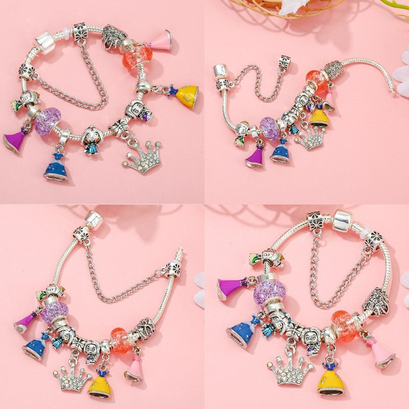 Marvel Spider-Man Charm Bracelet – Mask Clasp & Soaring City Beads