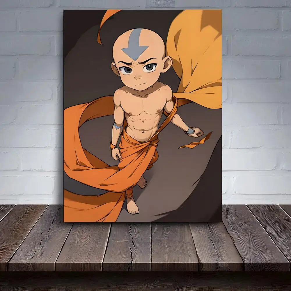 Avatar: The Last Airbender Poster – HD Anime Canvas Wall Art