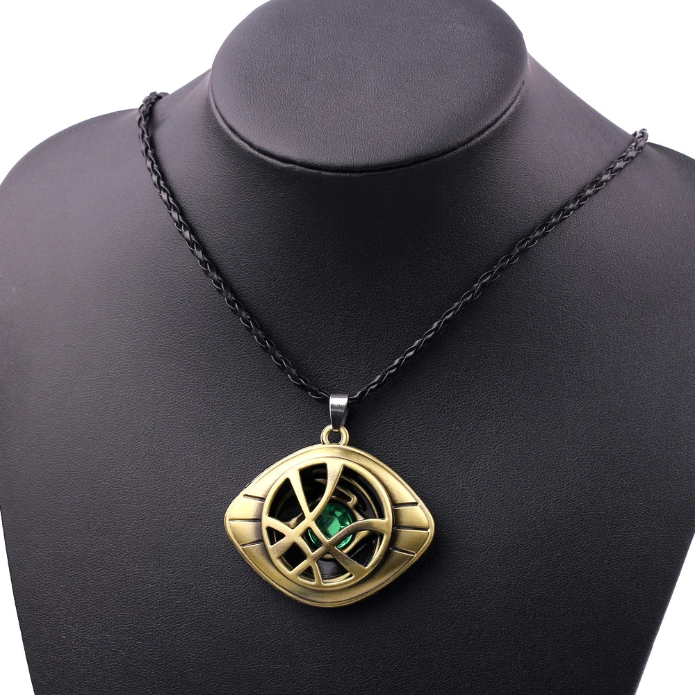 Doctor Strange Eye of Agamotto Necklace – Marvel Superhero Cosplay Pendant