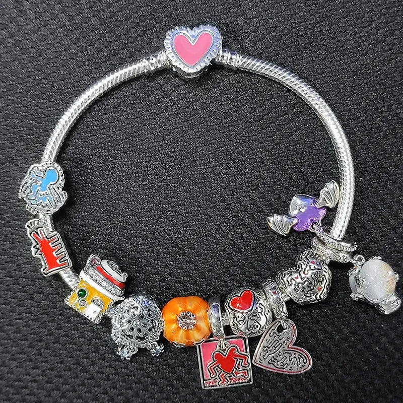 Marvel Avengers Charm Bracelet – Captain America, Iron Man, Thor & Hulk