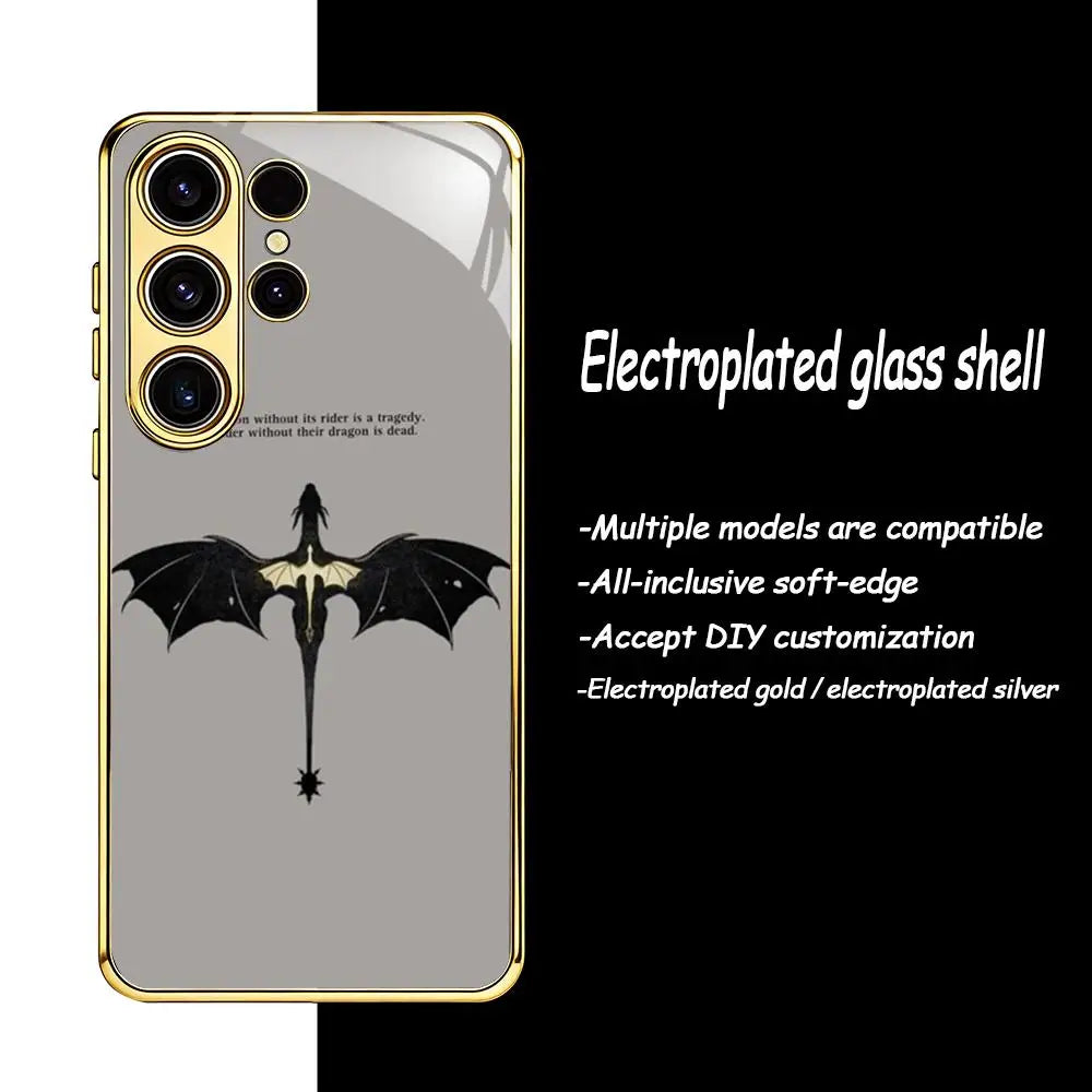 Game of Thrones Samsung Galaxy Case – Electroplated Glass Protective Phone Cover