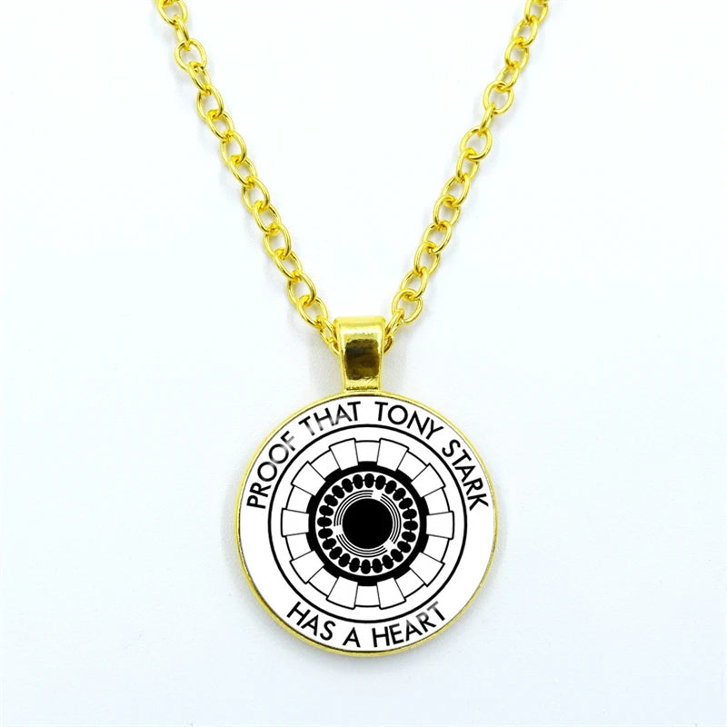 Tony Stark Arc Reactor Necklace – “Proof That Tony Stark Has a Heart” Pendant