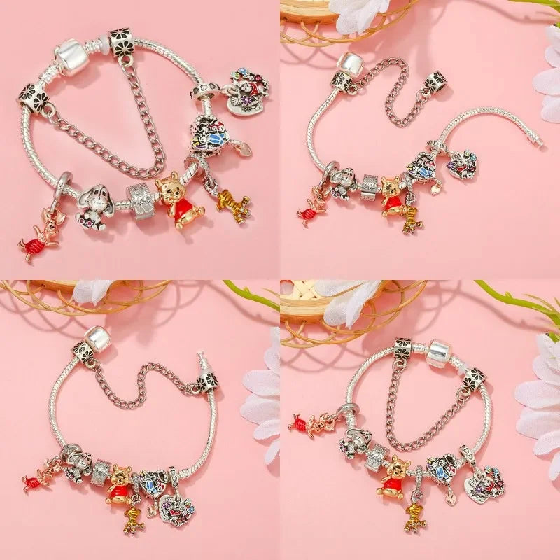 Marvel Avengers Charm Bracelet – Captain America, Iron Man, Thor & Hulk
