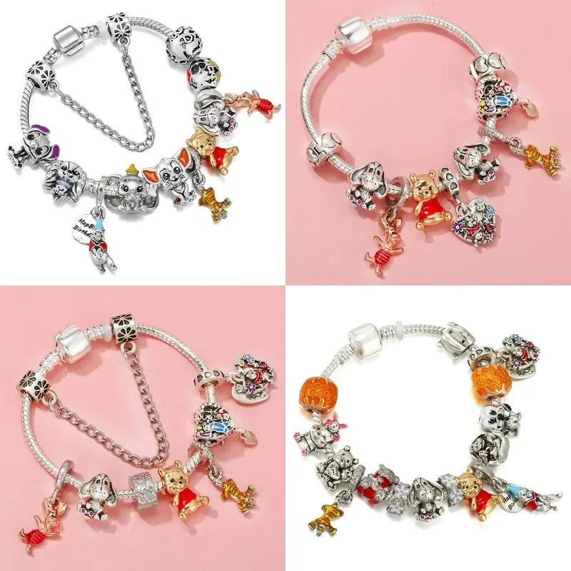 Marvel Avengers Charm Bracelet – Captain America, Iron Man, Thor & Hulk
