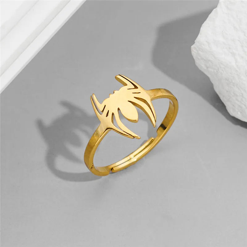 Gothic Spider Ring – Punk Open-Finger Animal Statement Jewelry