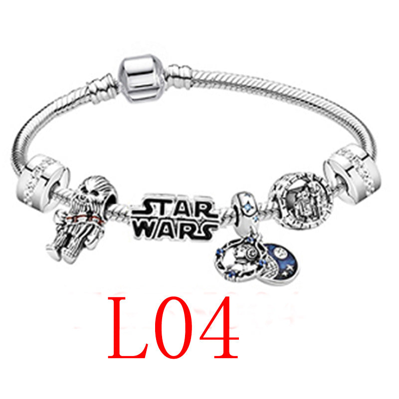 Marvel Spider-Man Charm Bracelet – Mask Clasp & Soaring City Beads